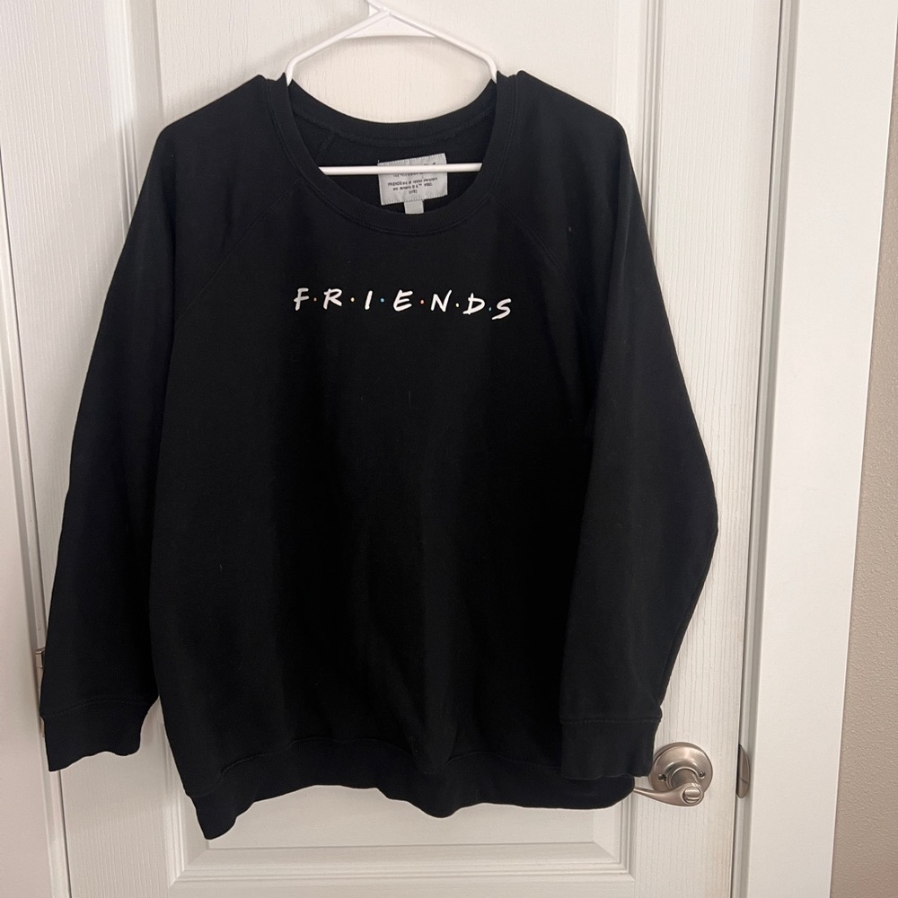 Unisex Friends crew neck pullover sweatshirt